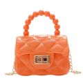 2024 Child Girl Gel Bag Popular Transparent and Cute Mini Bag Small Satchel Small Bag Super Popular Portable Net Red. 