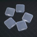 5pcs Mini Storage Box Clear Lidded Small Plastic Box For Trifles Parts Tools Storage Box Jewelry Display Case Beads Container. 