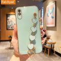 DuBaiNi Case For Xiaomi Redmi 9A Luxury Love Heart Plush Bracelet Fashion Mobile Phonee Chain Casing Soft Shockproof Cover for Girls For Rings With Lanyard. 