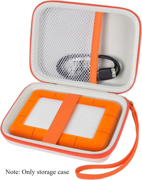 Compatible with LaCie Rugged Mini 1TB/ 2TB/ 4TB/ 5TB External Hard Drive Portable HDD, Storage Holder for Hard