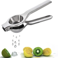 2 in 1 Manual Lemon Squeezer and Bottle Opener , Stainless Steel Citrus Press Juicer - Handheld Lemon Juicer and Lime Squeezer. Dishwasher Safe, Sliver. 