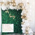 White and Gold Balloon Garland Kit, 60PCS Balloon Garland Including White, Latex Gold & Confetti Balloons Decorations Backdrop Ideal for Wedding Birthday Baby Shower Bridal Party Decorations. 