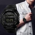 【ZIME】Waterproof Sports Watch LED Screen Simple Digital Watch High Quality Casual Multifunction Clock Men. 