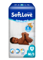 SoftLove Soft Comfort Diaper - Medium 4 pcs. 