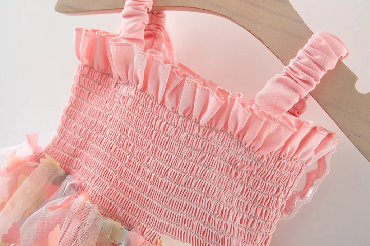 Summer%20New%20Pink%20Baby%20Girl%20Dress%20Sweet%20Butterfly%20Baby%20Sling%20Dress%20Wedding%20Party%20Girl%20Children'S%20Clothing%20(0-3%20Years%20Old)%20-%20Image%207