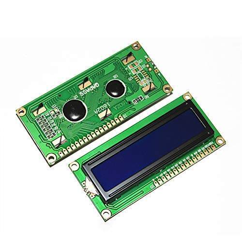 【FOOT SOFA】LCD1602 LCD 1602 Bule yellow screen with backlight LCD display 5v 16X2 character LCD Display  module
