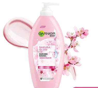 400%20ml%20Thailand%20GARNIER%20Sakura%20Glow%20Tgsg%20Pinkish%20Serum%20Milk%20UVA/UVB%20Body%20Skin%20Care%20Lotion%20-%20Image%203