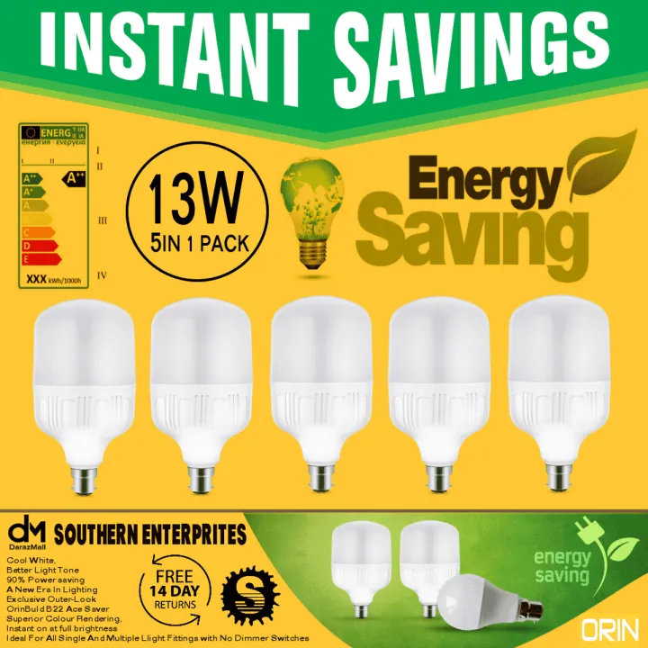 13w%205%20Led%20Bulbs%20In%201%20Pack%20%20Led%20Light%20Bulbs%20In%201%20Pack%20Energy%20Saving%20Lamps%20Save%20Energy%20Save%20Money%20Best%20Option%20Orin%20Led%20Bulbs%20-%20Image%207