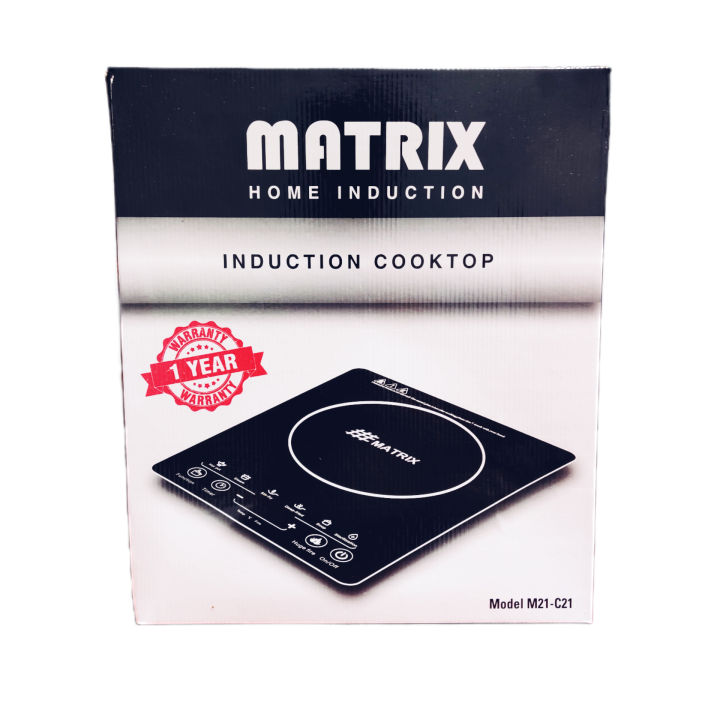 Matrix Home Induction Cooktop - Magnetic Conductive Cookware Hot Plate