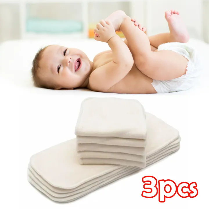 (3 pcs) Baby Washable Insert, Micro Fiber Liner, Microfiber Insert, Cloth Diaper Insert, Insert, Pad, Baby, Kids, Newborn, Unisex