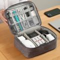 Portable Cable Storage Bag USB Charger Organizer Waterproof Business Trip Storage Bag Travel Suitcase Power Bank Organizer. 