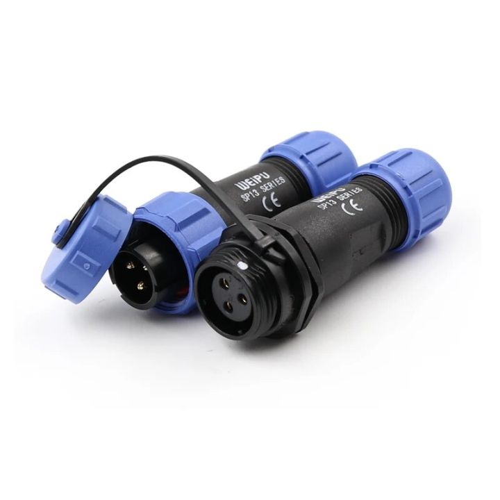 WEIPU SP13 SP1310+SP1311 Multi Core 2 3 4 5 7 9 Pin IP68 Cable Wire Waterproof Aviation Power Connector Male Plug Female Socket