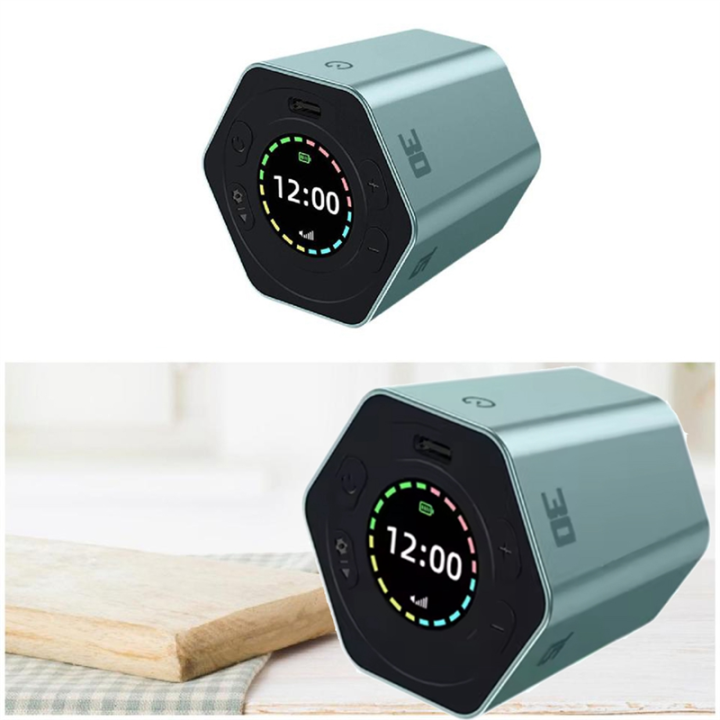 Productivity%20Cube%20Mute%20Vibrate%20Digital%20Desk%20Hexagon%20Magnetic%20Flip%20Focus%20Time%20for%20Office%20Meetings%20Task%20Study%20-%20Image%202