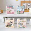 2024 Mini Calendar Cute Cartoon Puppy Series Table Calendar Small Portable Desktop Calendar Kawaii Office Student Supplies. 