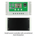 PowMr 10A 20A 30A PWM Solar Controller 12V 24V Auto LCD Display Work For Lead Acid And Lithium Batt Solar Charge Controller. 