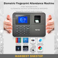 Biometric Fingerprint Attendance Machine 2| TFT LCD Display USB Employee Punch Card Machine Reader Time Clock Recorder 指纹考勤机 打卡机. 