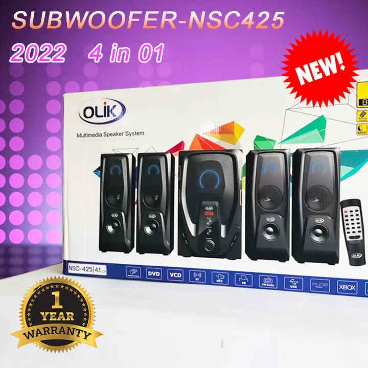 Subwoofer Sound System with fm/usb/sd/bluetooth Multimedia Speaker System- NSC 425