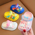 Yfashion Children Cute Cartoon Clogs Summer Beach Slippers Sandals Cave Hole Baby Shoes For Boys Girls Aged 1-4. 