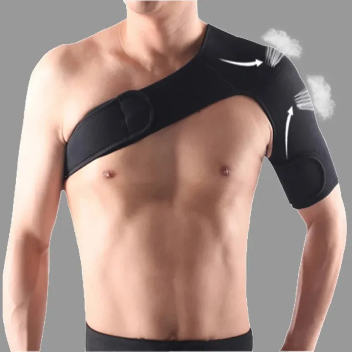 Adjustable Shoulder Support Brace Strap Joint Sport Gym Compression Neoprene Bandage Wrap NEW