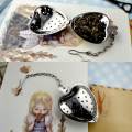 3 PacksTea InfuserHeart Shaped Tea Infuser Strainer Spoon With Chain Stainless Steel Tea Strainers For Loose Tea. 
