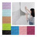 3D Wall Brick Sticker Imitation Brick Bedroom Decor Waterproof Self-adhesive Wallpaper For Living Room TV Backdrop Decor. 