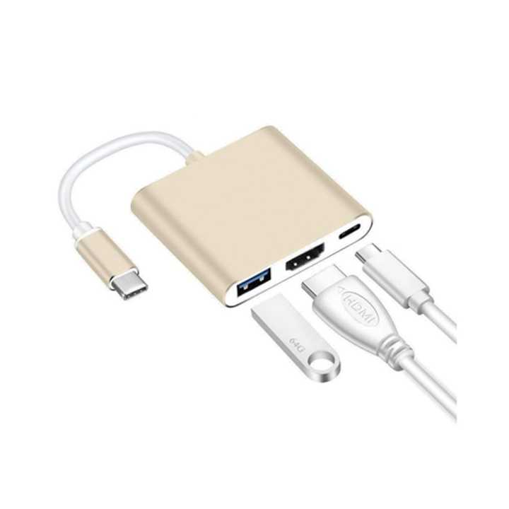 Fast Transfering USB 3.0 Type C Female HUB HDMI 4K Adapter