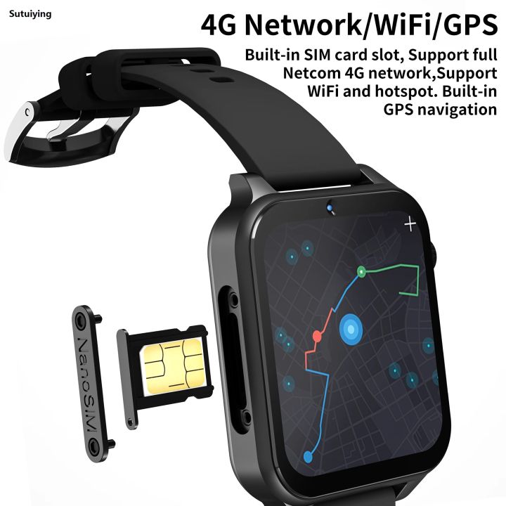 Sutuiying%20BFDBF%20KOM3%204G%20Smart%20Watch%20Phone%204GB%2064GB%20Android%20LTE%20GPS%201.99%7C%20HD%20Camera%20Luxury%20Google%20Play%20Store%20SIM%20Card%20Ultra%20Fitness%20Sports%20Men%20Women%20FTJTR%20-%20Image%202