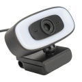 Computer Camera Driverless 3840x2160P USB 2.0 with Fill Light Microphone Webcam for Win7 for Win8 for Win10 for OS X for Linux Operating Systems. 