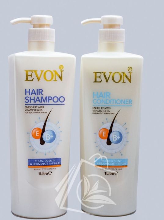 Evon largest 1 litre shampoo and conditioner