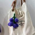 Cute Funny Bunch Of Smiling Grapes Plush Doll Toy Keychain Bag Pendant Green Grape Creative Fruit Backpack Hanging Ornament Gift Fullhouse. 