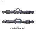 2Pcs Fin Flippers Strap, Replacement Straps Tie Swimming Equipment Fin Heel Scuba Fin 20mm B. 