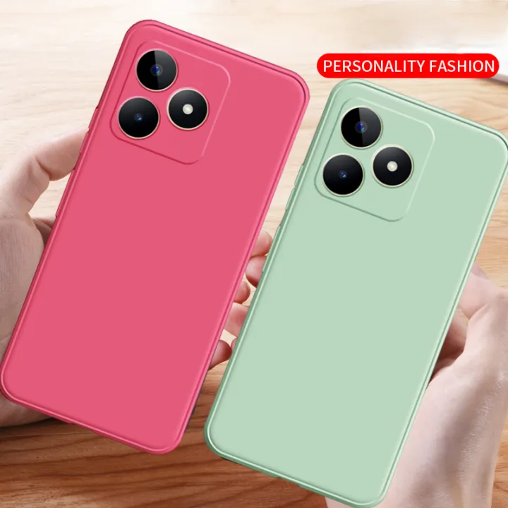 NORVIK%20for%20Realme%20C51/C51NFC%20Phone%20Case%20Lens%20Protection%20Casing%20Solid%20Straight%20Edge%20Liquid%20Silicone%20Soft%20TPU%20Back%20Cover%20with%20Lanyard%20N26-D2%20-%20Image%202