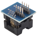 1Set CH341A 24 25 Series EEPROM BIOS USB Programmer+SOIC8 SOP8 Test Clip+SPI 1.8V Adapter+SOP8 SOIC8 to DIP8. 