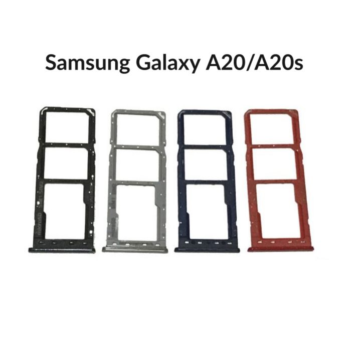 Sim Card Tray SD Reader Holder For Samsung Galaxy A20/A20s