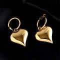 Christmas Jewelry Wedding Jewelry Women Jewelry Ladies Jewelry Gold Earrings Women Earrings Alloy Heart Earrings. 