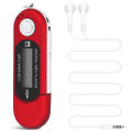 8G USB Flash Drive MP3 Player FM Walkman red. 