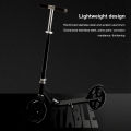 Foldable Adjustable Scooter with Handbrake Kick Scooter for Teens Adults Load 150kg Antislip Shock Absorption Stand Kick Scooter. 