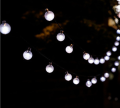 Outdoor Manor decorative lights String Solar LED lights string bubble bulbs Party lights string Christmas decorative lights. 