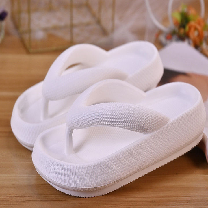 Thick-Soled%20White%20Flip-Flops%20High%20Heel%20Slippers%20Women's%20Summer%20Outdoor%20Slippers%20Soft%20Bottom%20Increase%20Muffin%20Lightweight%20Non-Slip%20Slippers%20-%20Image%206