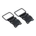 2Pcs Metal Support Hinges 6 Holes Flight Case Tool Box Wooden Cabinet Door Lockers Furniture Hinge Toolbox Suitcase Fitting. 