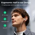 JOYROOM JR-EW01 3.5mm Half In-Ear Wired Earphone, Length: 1.2m. 