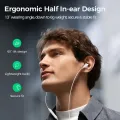 JOYROOM JR-EW01 3.5mm Half In-Ear Wired Earphone, Length: 1.2m. 