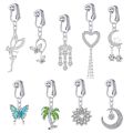 Women Navel Rings Faux Piercing Cartilage Clip Navel Clip on Fake Belly Rings Body Jewelry Belly Button Rings. 