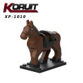 【Popular】Compatible with LEGO Bricks Medieval War Horse White Horse Brown Horse Ringwraith Horse Red Rabbit Horse Building Blocks Minifigure Mount Toy Accessories. 