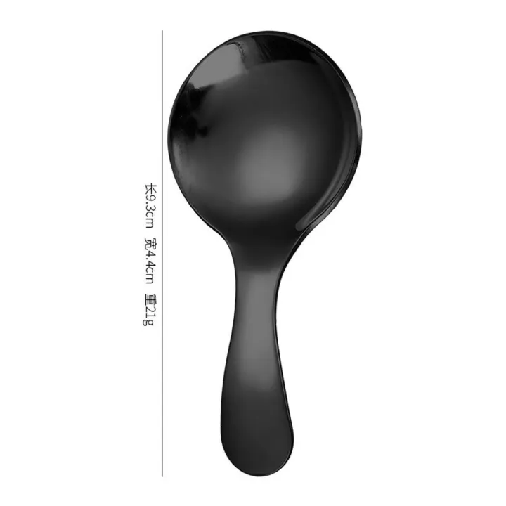 1pcs Cute 304 Stainless Steel Creative Mini Round Teaspoons Baby Ice Cream Dessert Spoon Kitchen Accessories Coffee Tiny Spoon