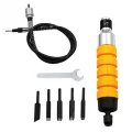 KOGEEK Electric woodworking carving cutter carving tool wood carving chisel slotting cutter carving chisel carving pen Electric chisel + 5 cutter + open end wrench. 