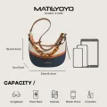 MATEYOYO Women Handbag Fashion Women Underarm Bag Leisure Style Suitable for Casual Summer Hand Bag for Women Beach Bag Canvas Bag. 