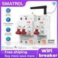 SMATRUL 63A Tuya Smart Circuit Breaker Water pumps Geysers Short Circuit Protection Timed Smart Reclosing Switch Remote Control. 