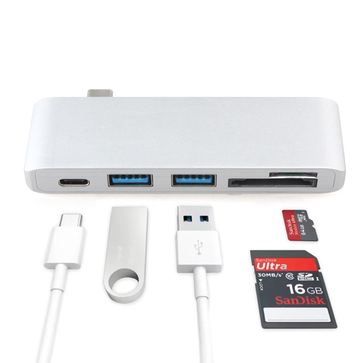 5%20in%201%20Type%20C%20Aluminum%20Hubs%20to%20USB%203.0%20Card%20Reader%20Power%20Delivery%20for%20MacBook%20Air%20Pro%20Other%20USB%20C%20Devices%20-%20Image%203