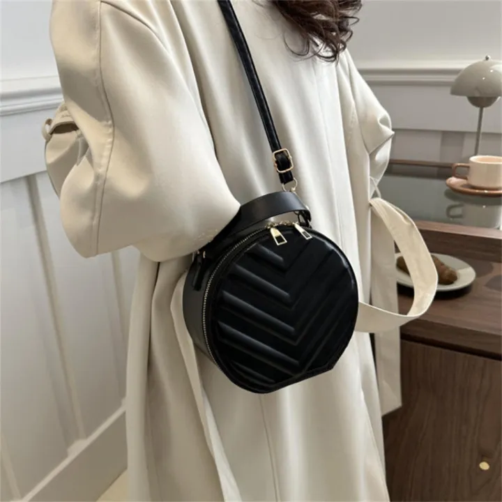 Round%20Crossbody%20Bag%20Fashion%20Designer%20Solid%20Color%20Handbag%20Zippered%20Small%20Shoulder%20Bag%20for%20Casual%20Fashion%20Accessory%20Women%20Messenger%20Bag%20Girl%20Female%20-%20Image%206